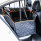 600D Oxford Waterproof Back Seat Protector - Dog Car Hammock Black Cover