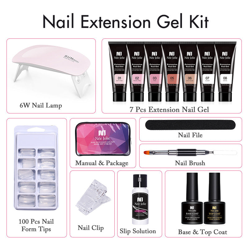 Extended Glue Manicure Set