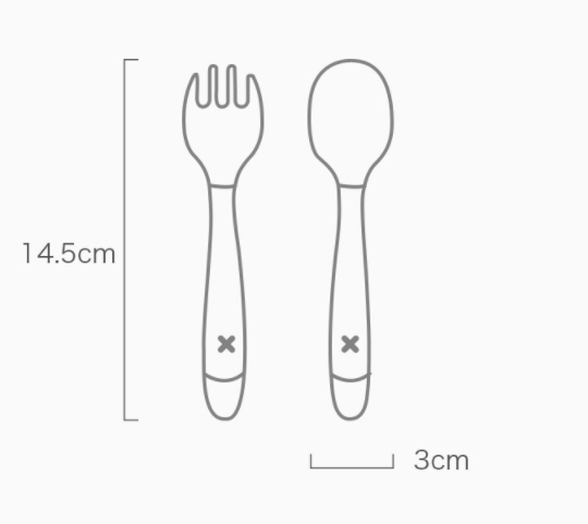 Children's Bendable Fork and Spoon Set