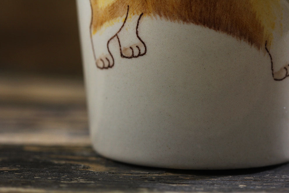 Hand Drawn Corgi Ceramic Mug