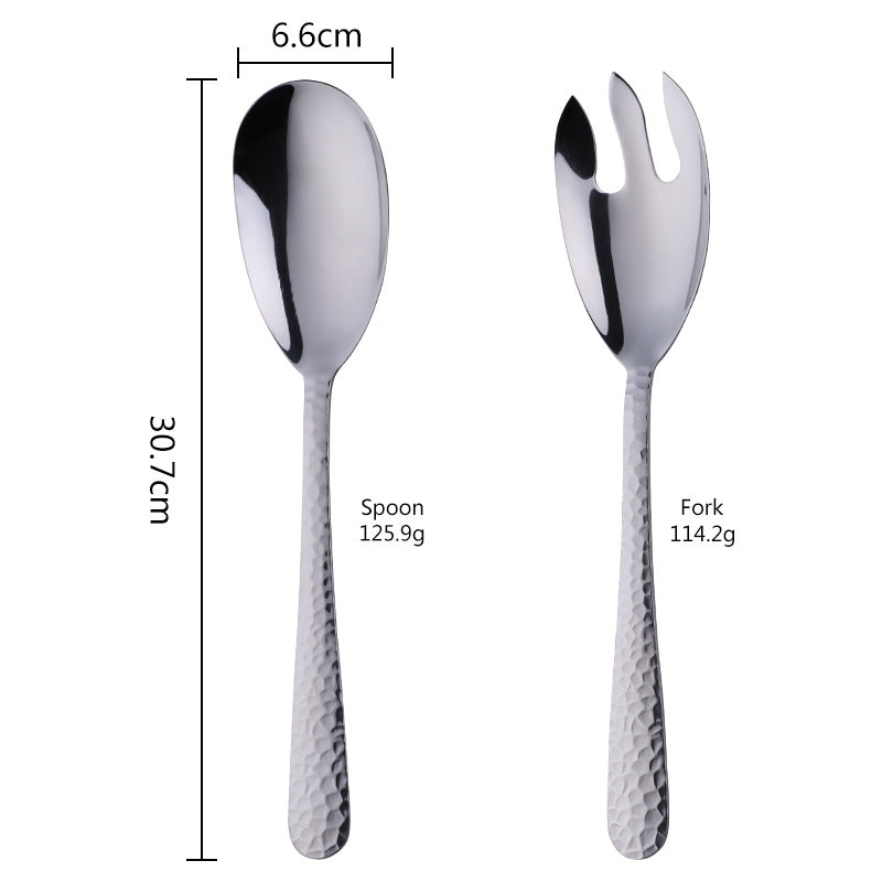 Serpentine Stainless Steel Fork and Spoon two-piece Set