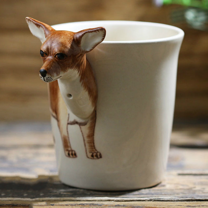 Hand Drawn Animal Mug