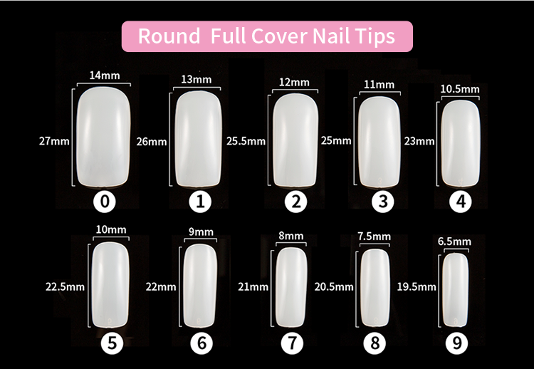 French nails Set - 500pc