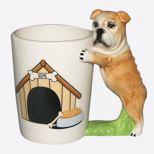 Bulldog 3D Dog Cup