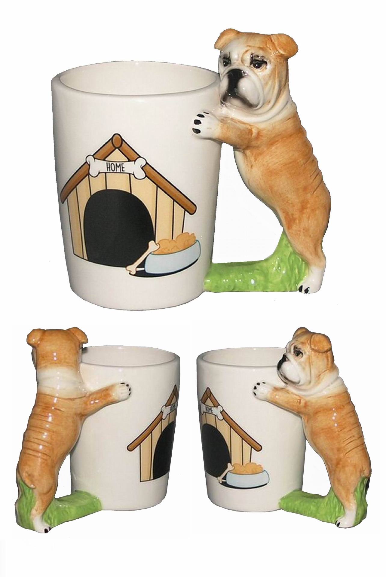 Bulldog 3D Dog Cup