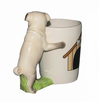 Bulldog 3D Dog Cup