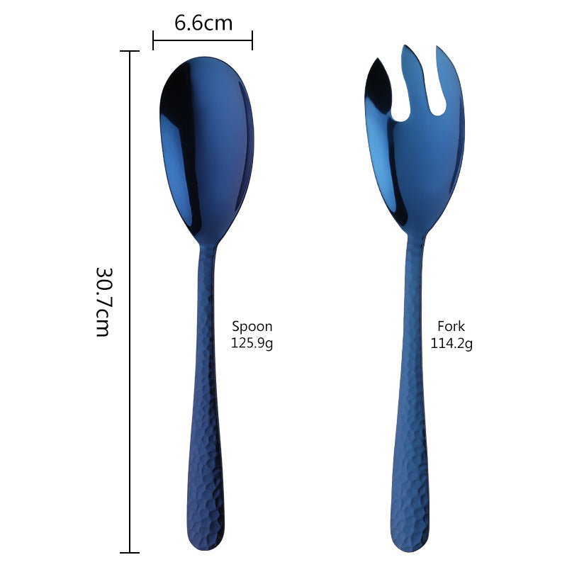 Serpentine Stainless Steel Fork and Spoon two-piece Set