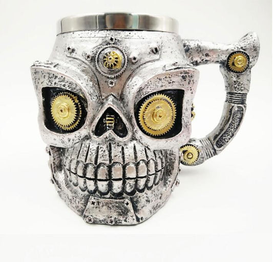 Skull Head Stainless Steel Mug