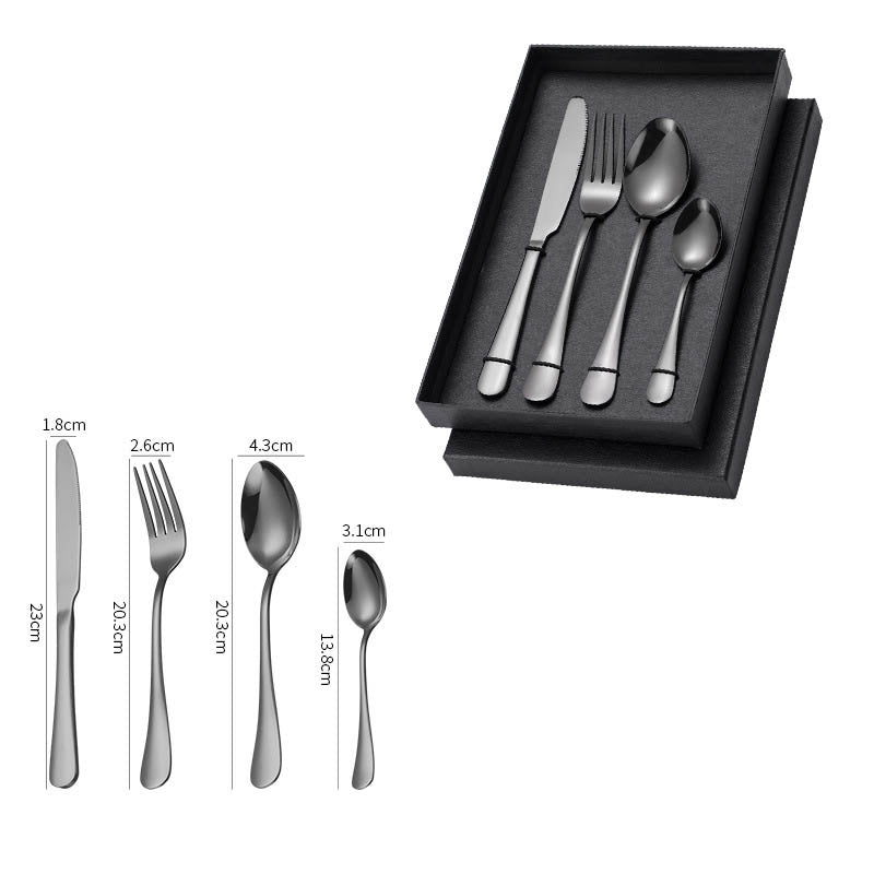 Stainless Steel Western Tableware Set