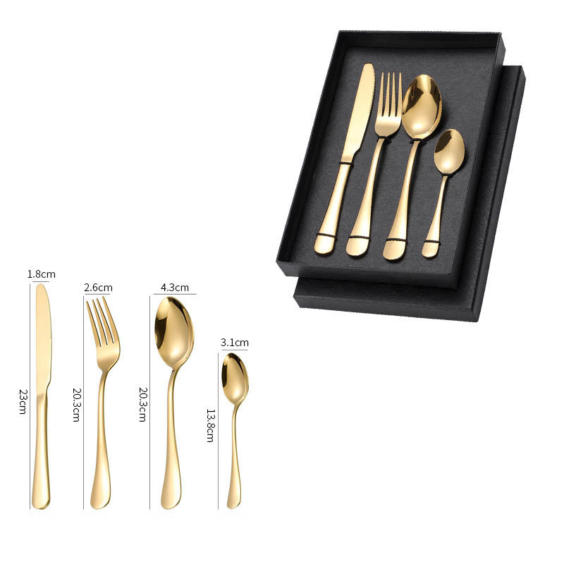 Stainless Steel Western Tableware Set