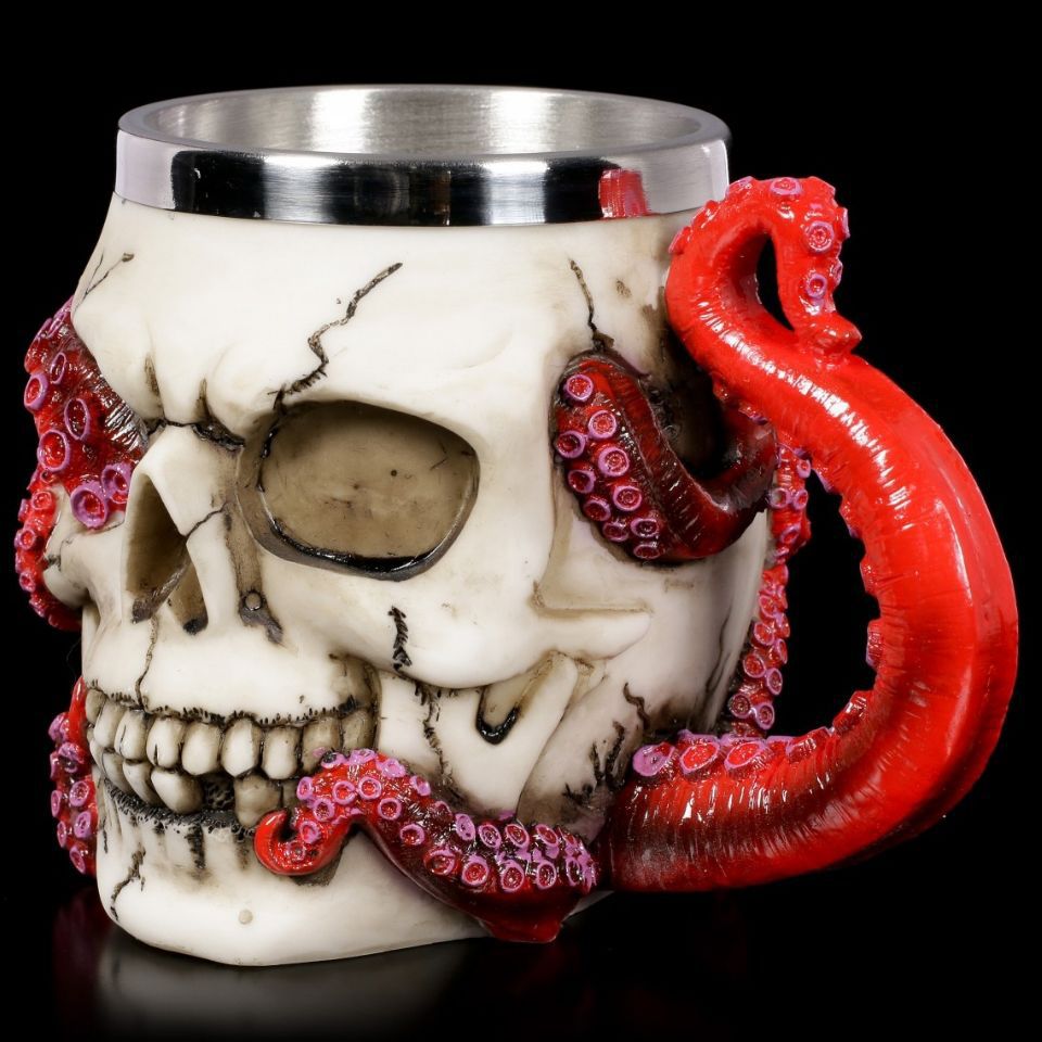 Skull and Octopus Goblet