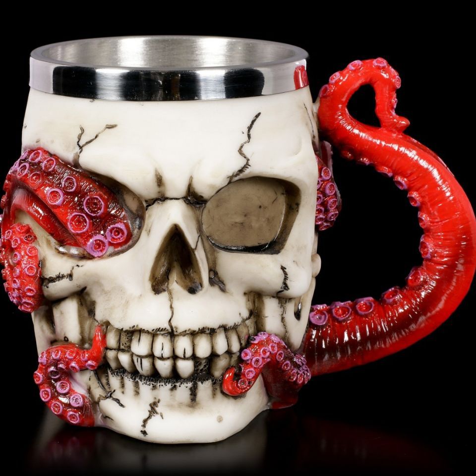 Skull and Octopus Goblet