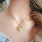 24k Heart Locket Necklace