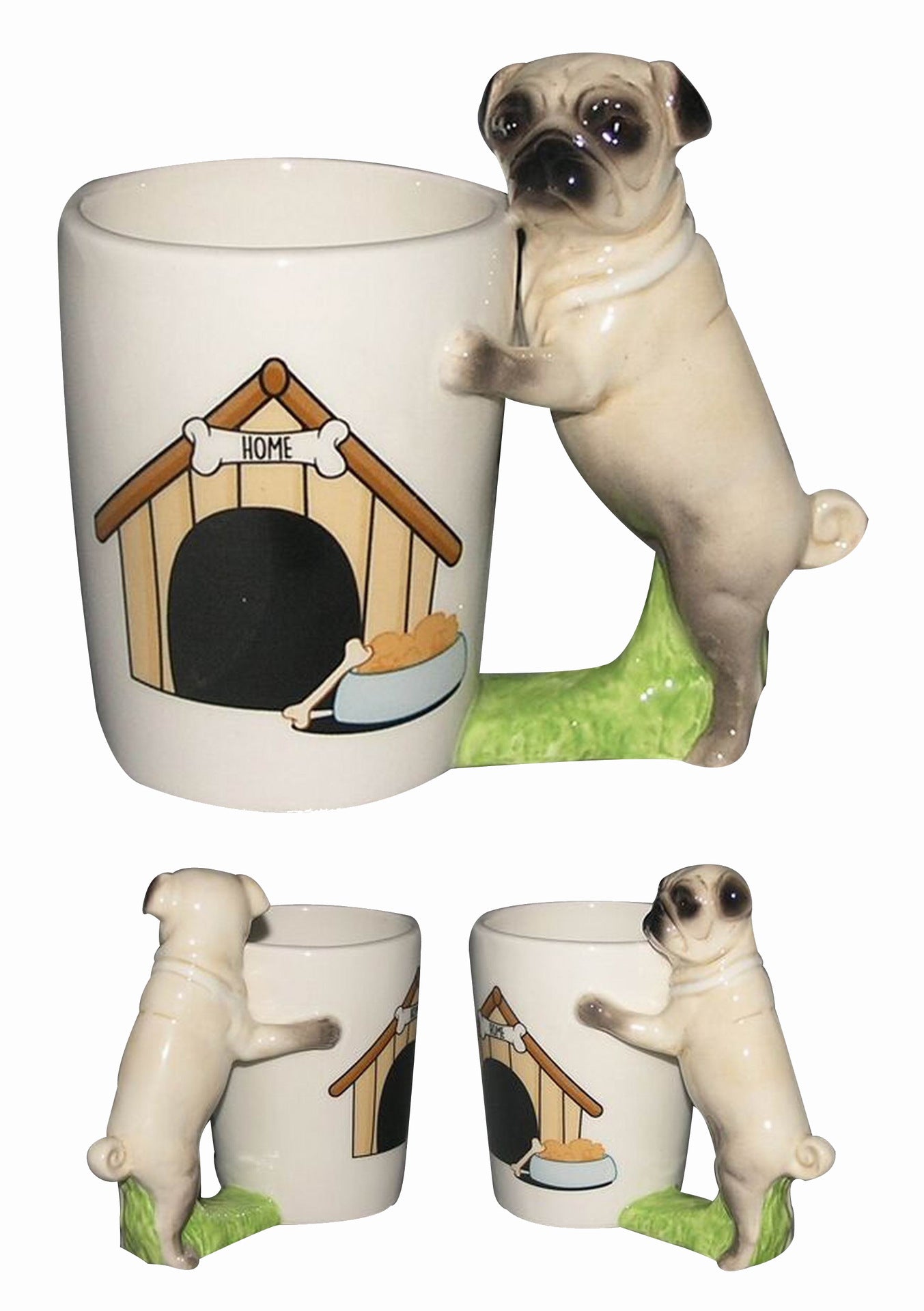 Bulldog 3D Dog Cup