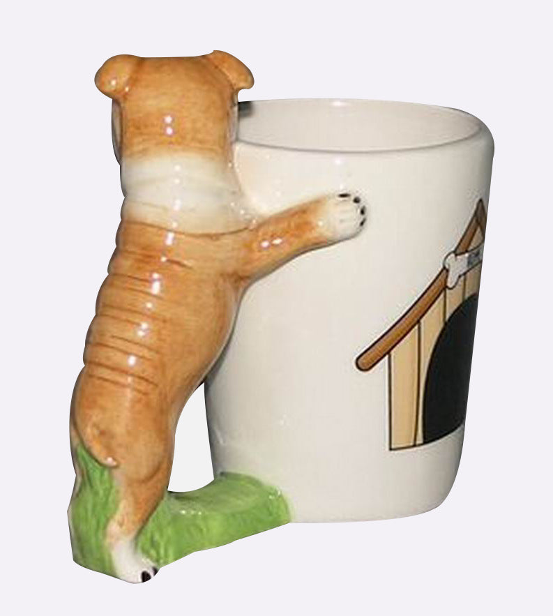 Bulldog 3D Dog Cup