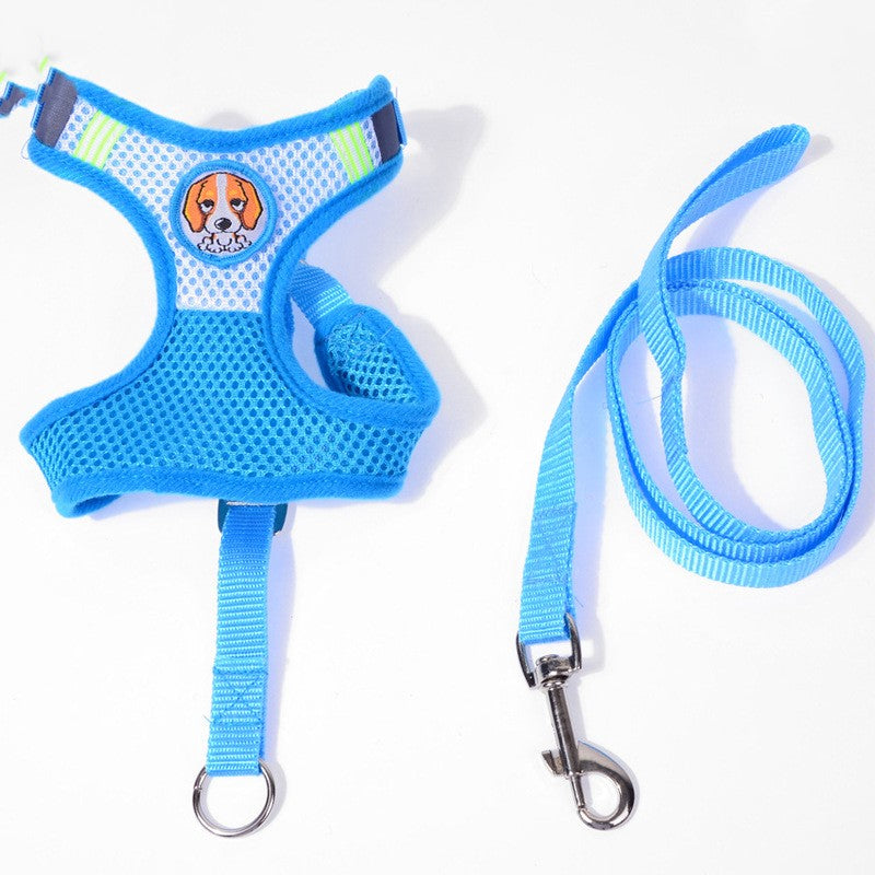 Pet Double-Layer Traction Chest Harness