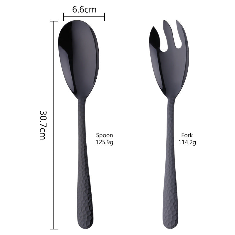 Serpentine Stainless Steel Fork and Spoon two-piece Set