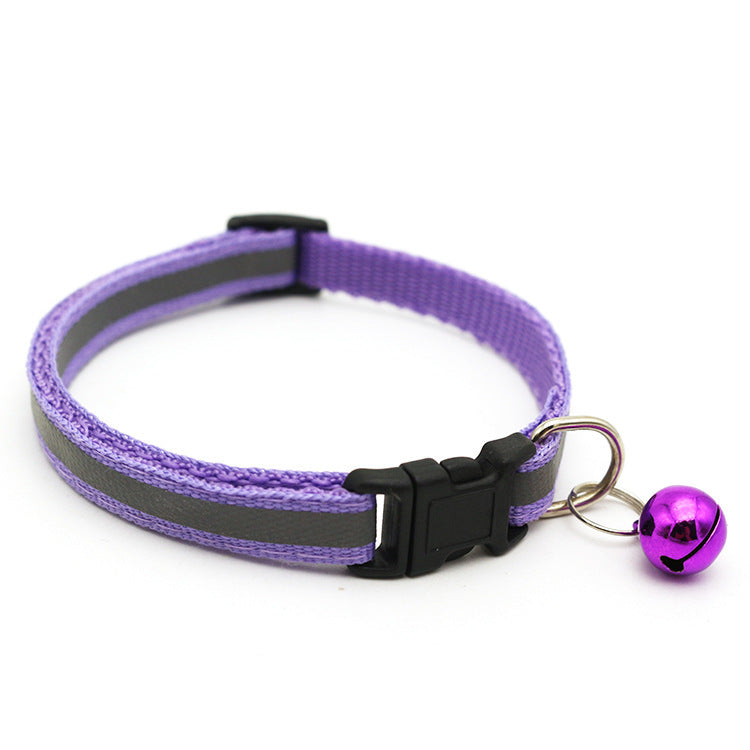 Reflective Pet Collar With Bell