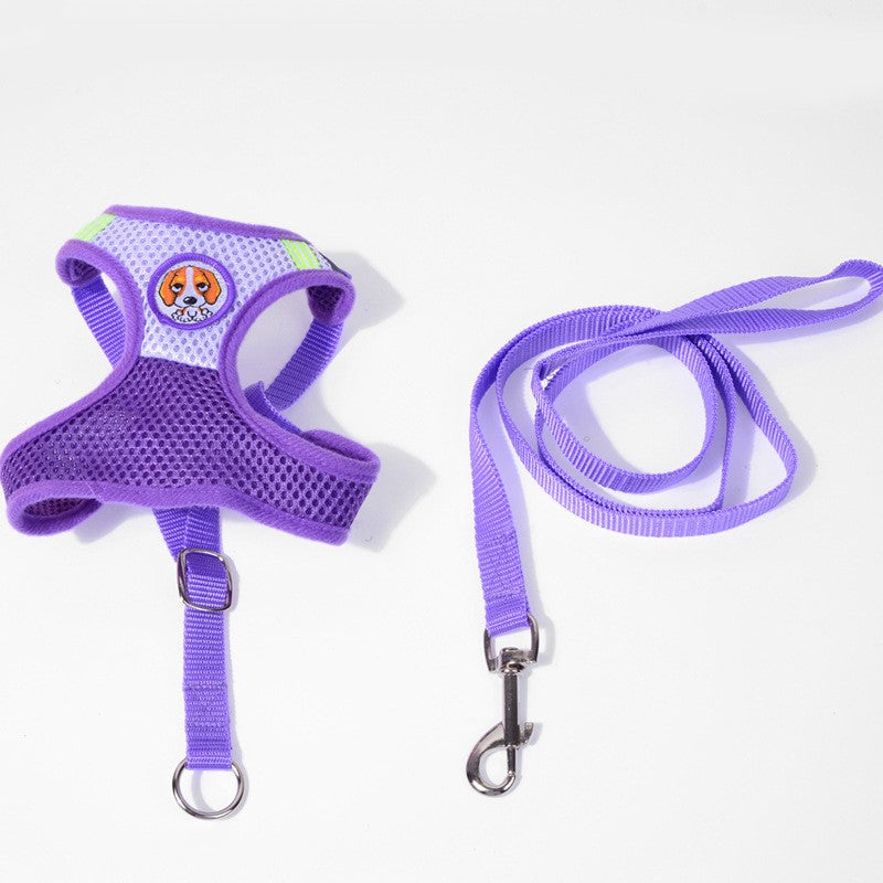 Pet Double-Layer Traction Chest Harness
