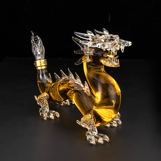 Dragon-shaped Glass Decanter