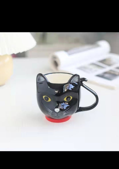 Ceramic Cat Shaped Mug