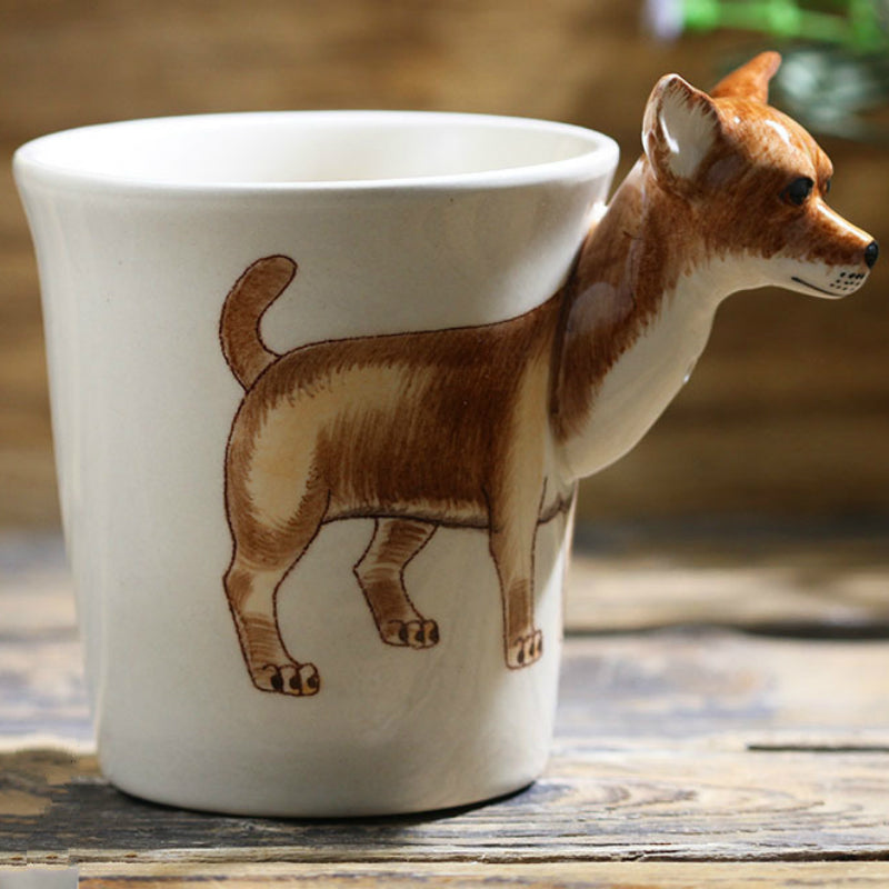 Hand Drawn Animal Mug