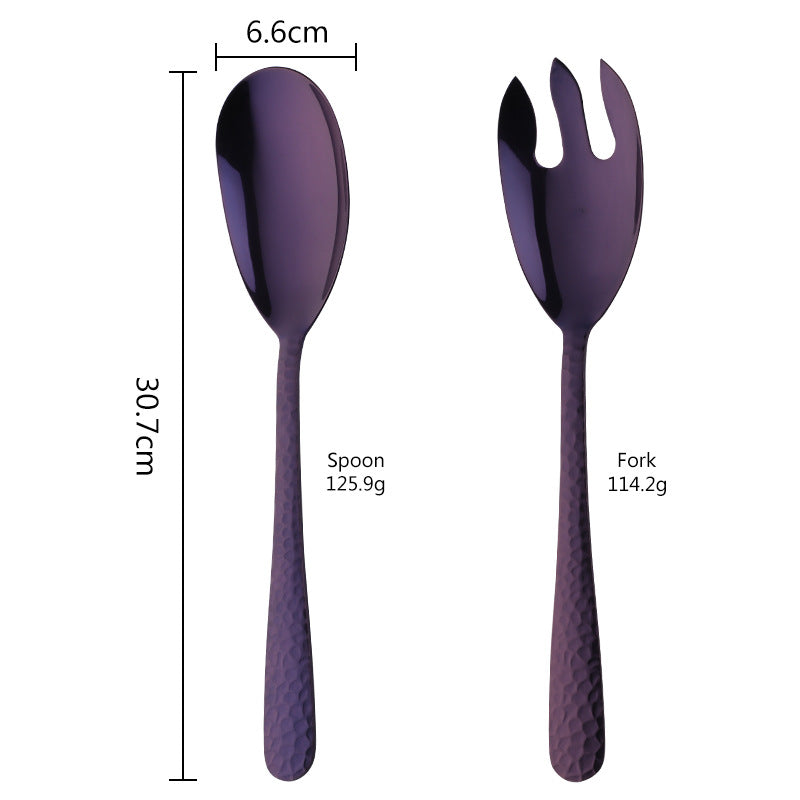 Serpentine Stainless Steel Fork and Spoon two-piece Set