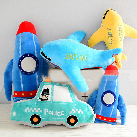 Stuffed Pillows - Car / Plane / Rocket