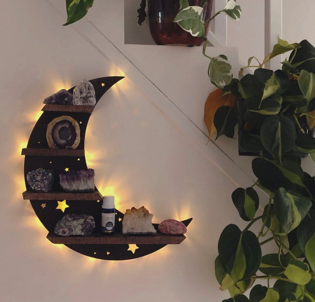 Butterfly / Moon Lamp & Shelves