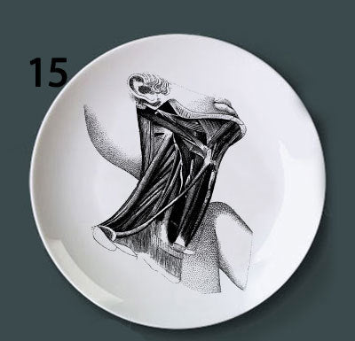 Human bone Decoration Plate