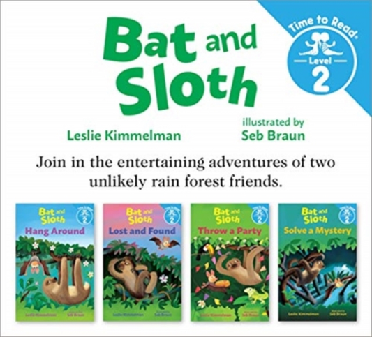 Bat & Sloth Set by Leslie Kimmelman