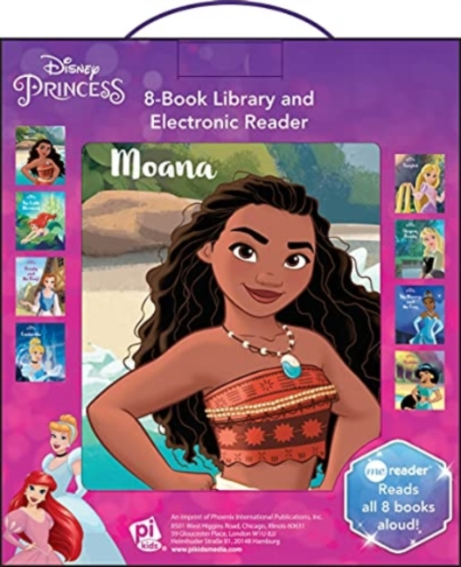 Disney Princess 8 Book Library and Electronic Reader Sound Book Set by PI Kids