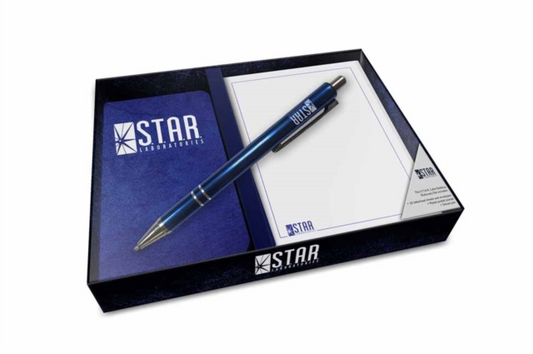S.T.A.R. Labs Desktop Stationery Set With Pen