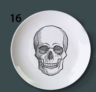 Human bone Decoration Plate