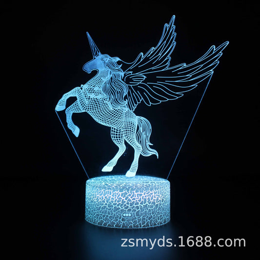 Unicorn 3D LED Desk Lamp