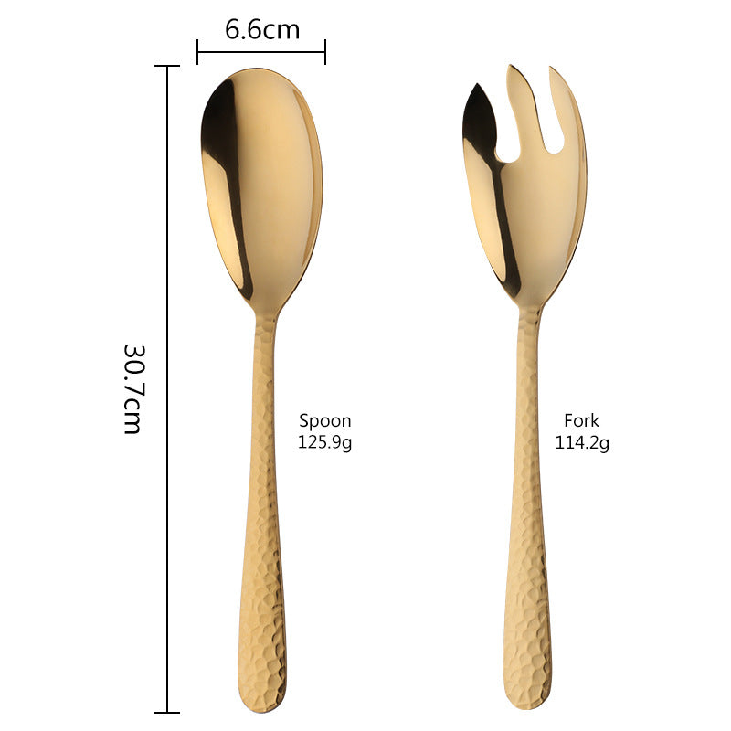 Serpentine Stainless Steel Fork and Spoon two-piece Set