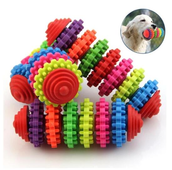 Colorful Pet Swivel Seven-Ring Pagoda