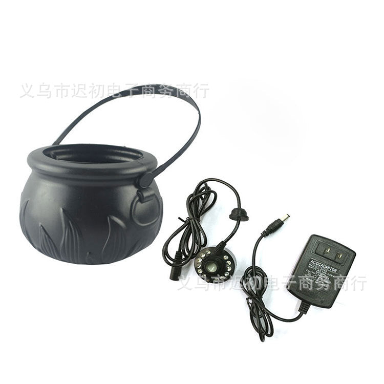 Halloween Witch Pot Smoke Machine