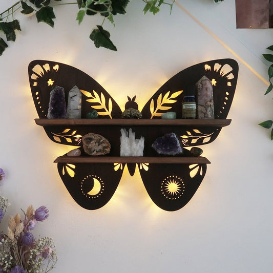 Butterfly / Moon Lamp & Shelves