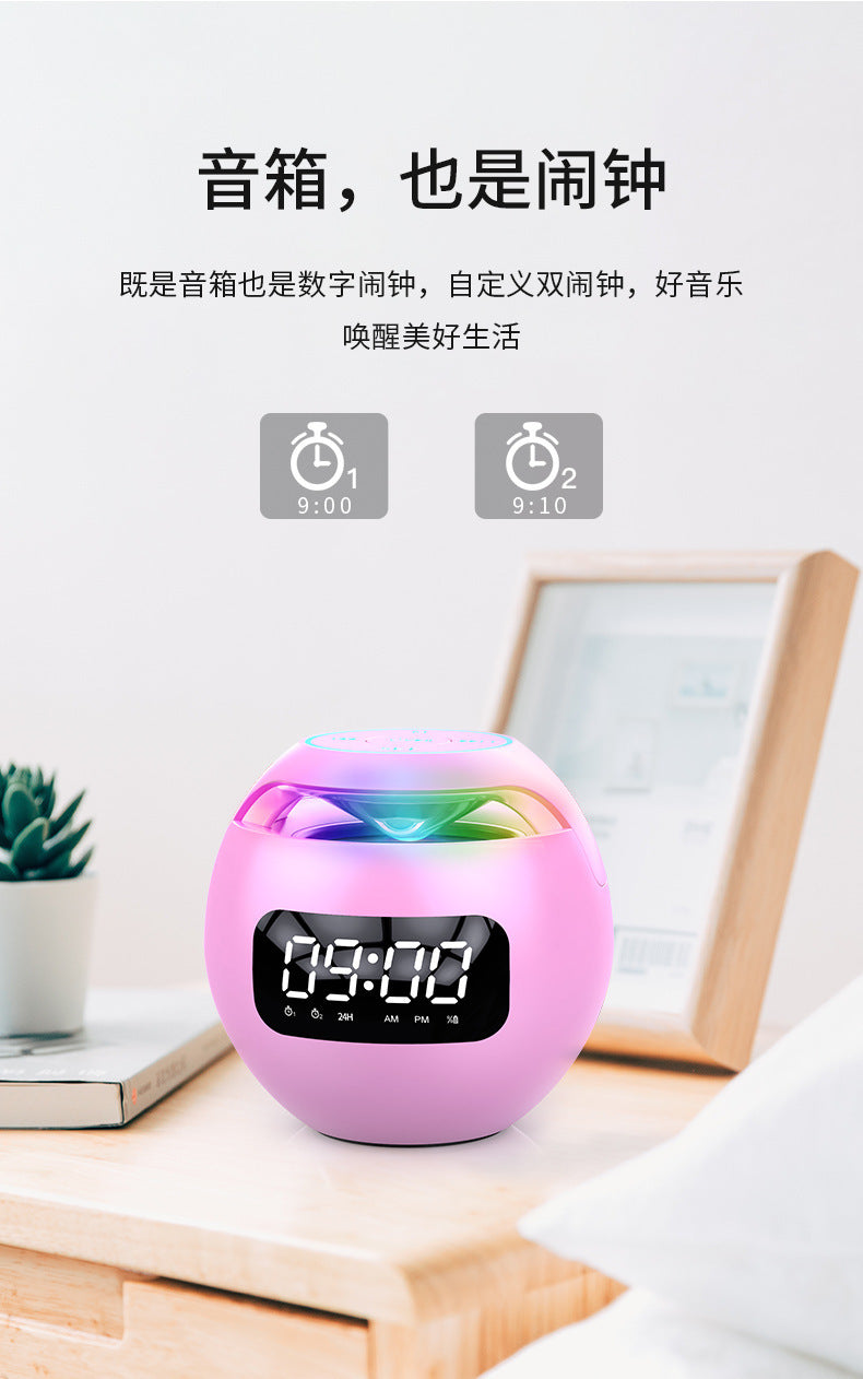 Bluetooth Speaker with LED Digital Alarm Clock