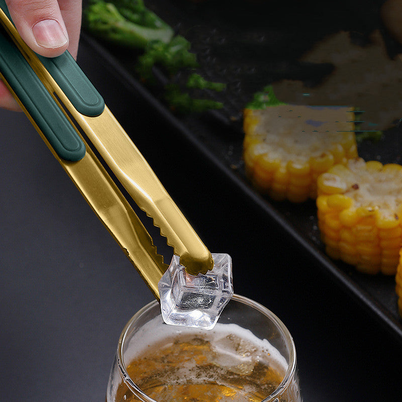 Korean Stainless Steel Barbecue Tongs Barbecue Steak Tongs