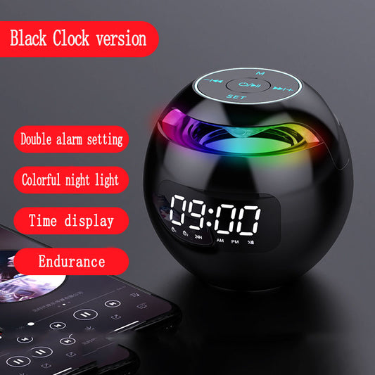 Bluetooth Speaker with LED Digital Alarm Clock