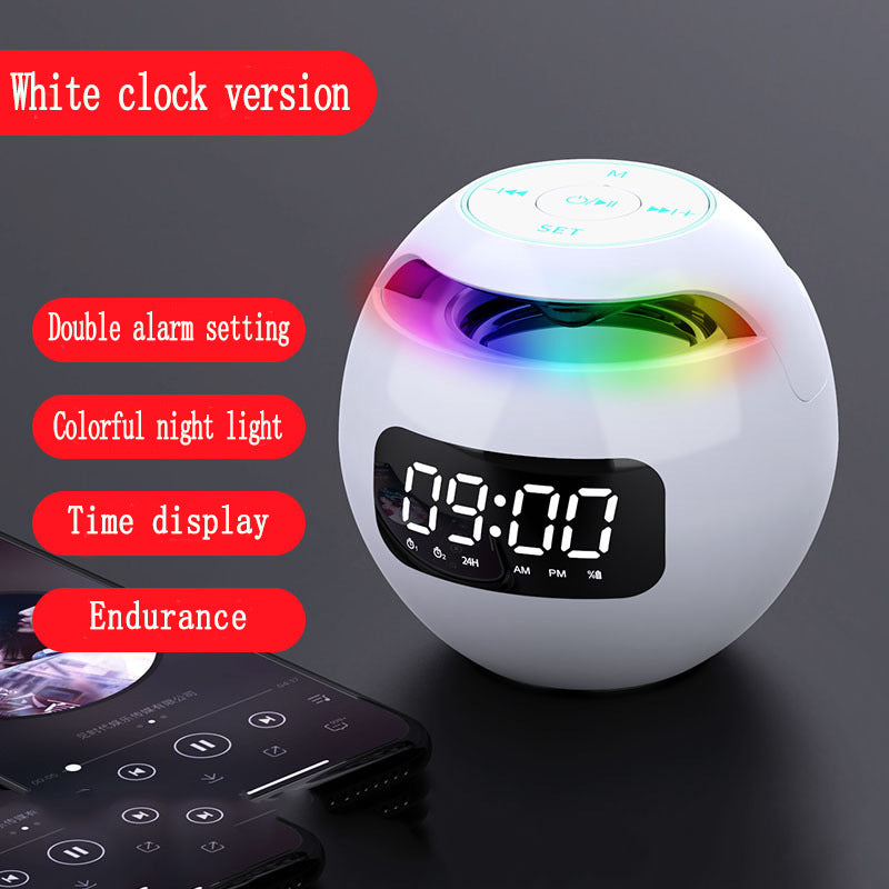 Bluetooth Speaker with LED Digital Alarm Clock