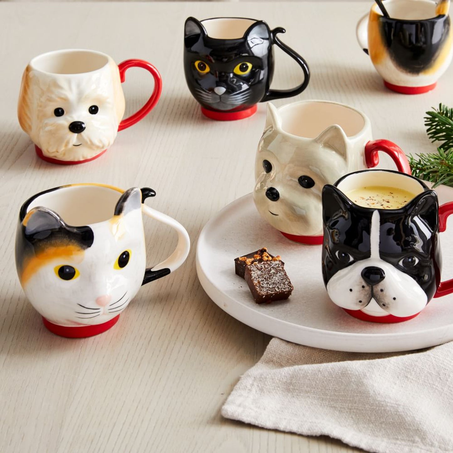 Ceramic Cat Shaped Mug