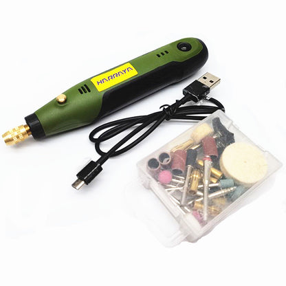 USB Rechargeable Speed Control Mini Electric Sharpening Pen Set