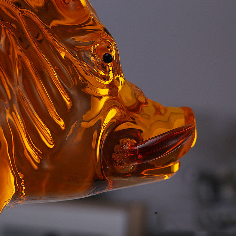 Zodiac Pig Shape Decanter