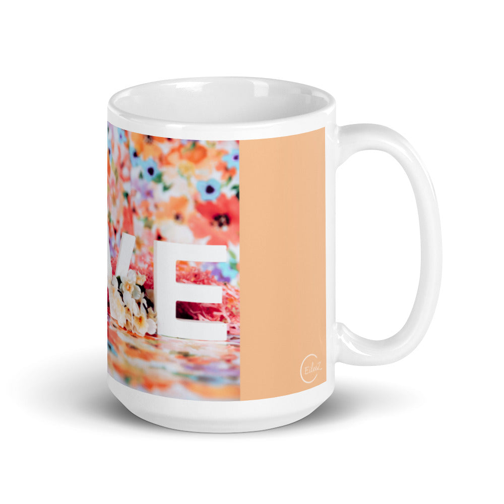 Orange Love Mug